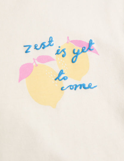 Pure Cotton Lemon T-Shirt (2-8 Yrs)