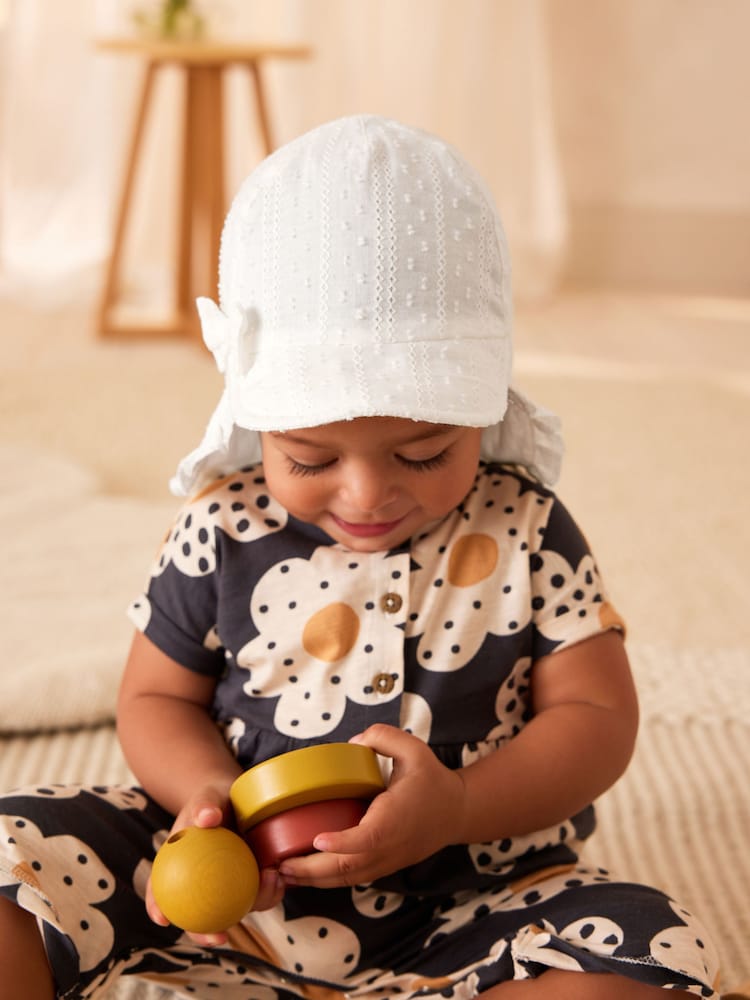 White Legionnaire Baby Hat
