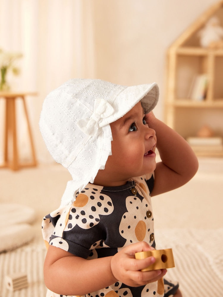 White Legionnaire Baby Hat