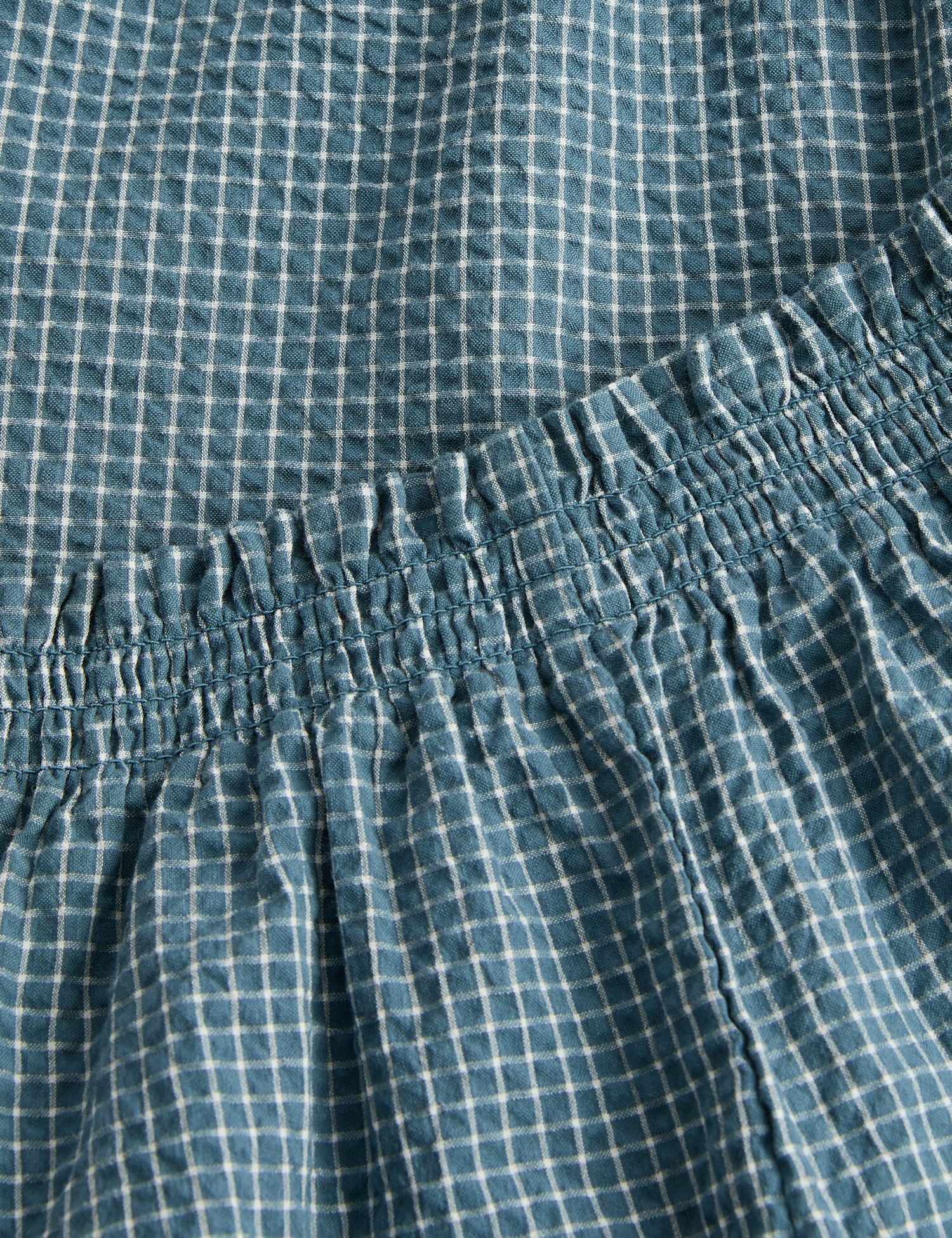 2pc Pure Cotton Gingham Frill Top &amp; Trousers (0-5 Yrs)