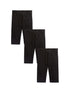 Black 3 Pack Cropped Leggings (3-16yrs) - Size 3 Years (98cm) - Black