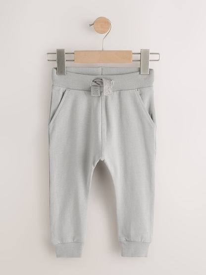Grey/Black/Green Skinny Fit Joggers 5 Pack (3mths-7yrs) - Size 3-6 Months (62-68cm)