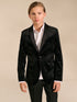 Black Velvet Blazer (3-16yrs) - Black / 10 Years (140cm)