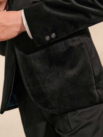 Black Velvet Blazer (3-16yrs)