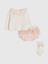 River Island Pink Frill Bloomer Set