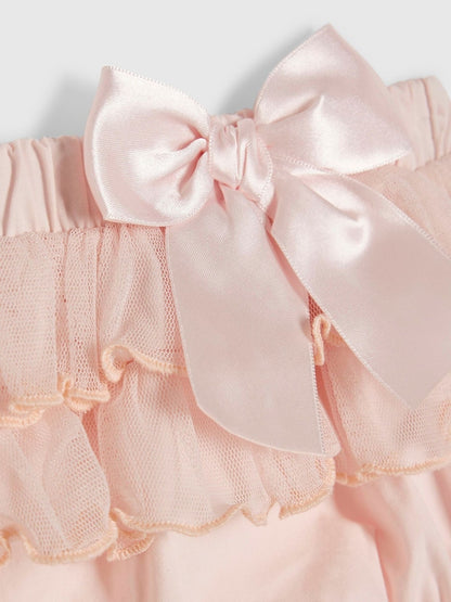 River Island Pink Frill Bloomer Set