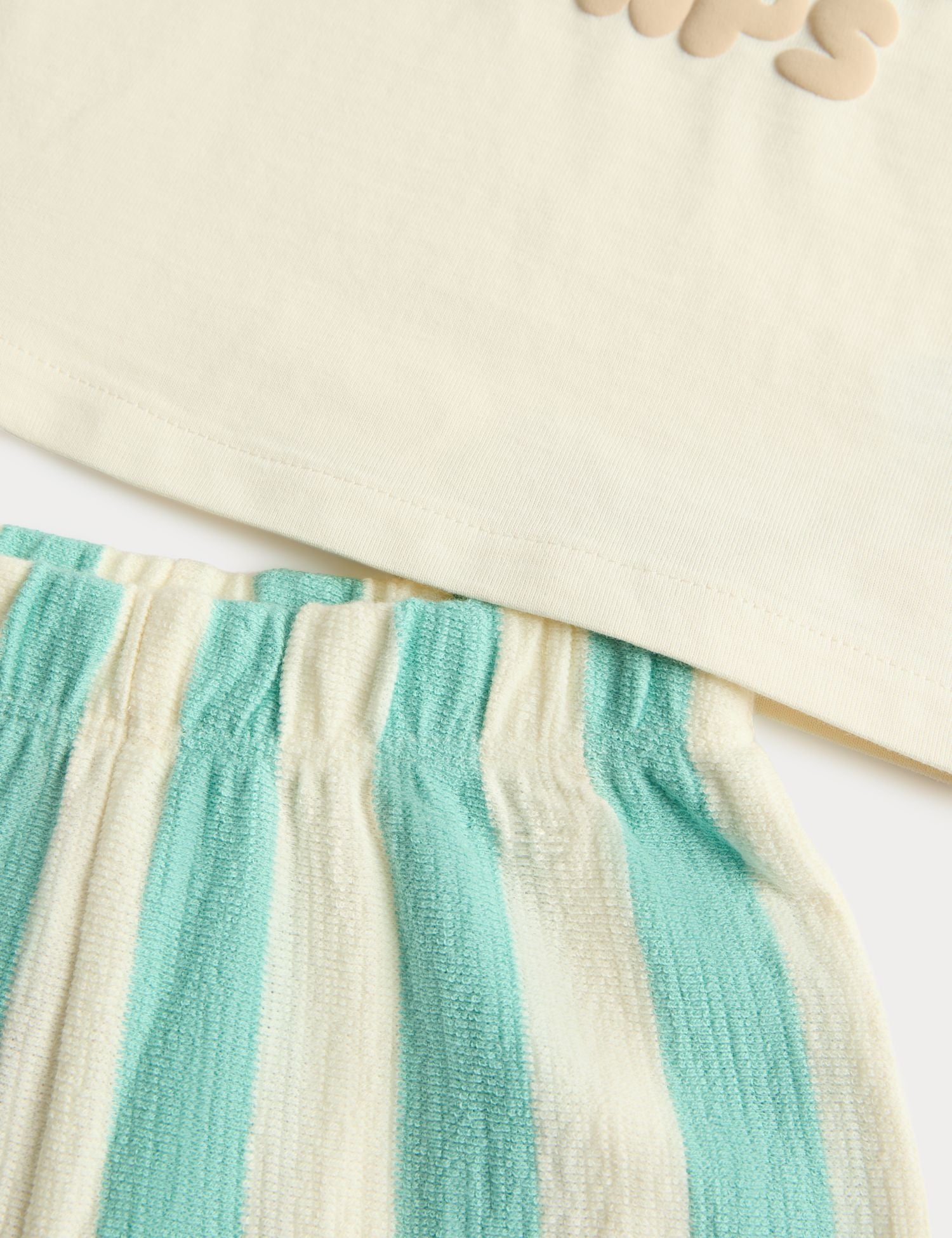 Pure Cotton Slogan Top &amp; Bottom Outfit (0-5 Yrs)