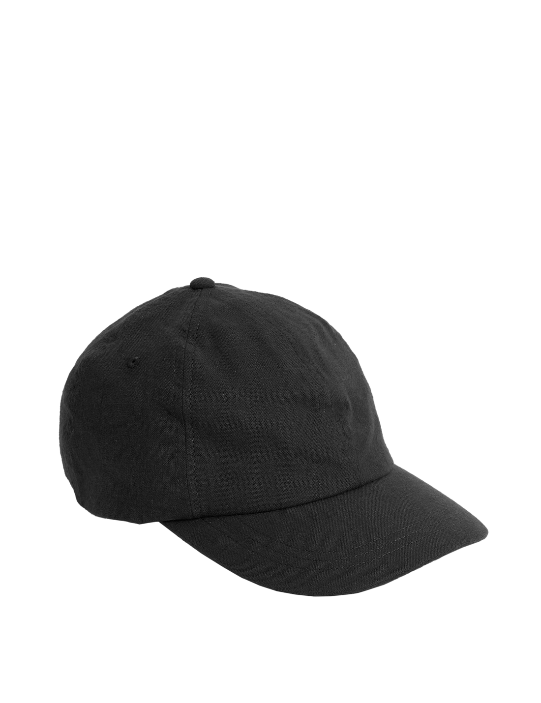Linen Blend Baseball Cap