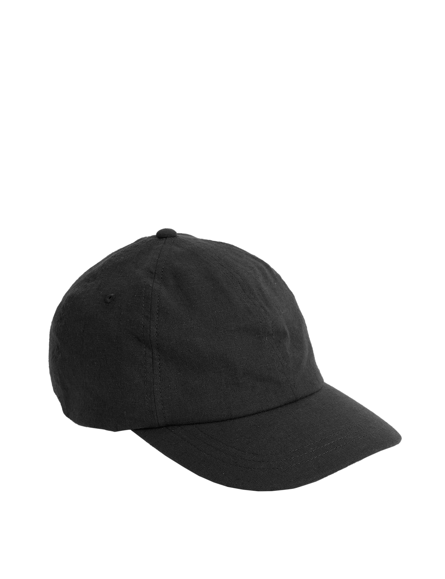 Linen Blend Baseball Cap
