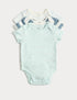 3 Pack Pure Cotton Nautical Bodysuits (6&