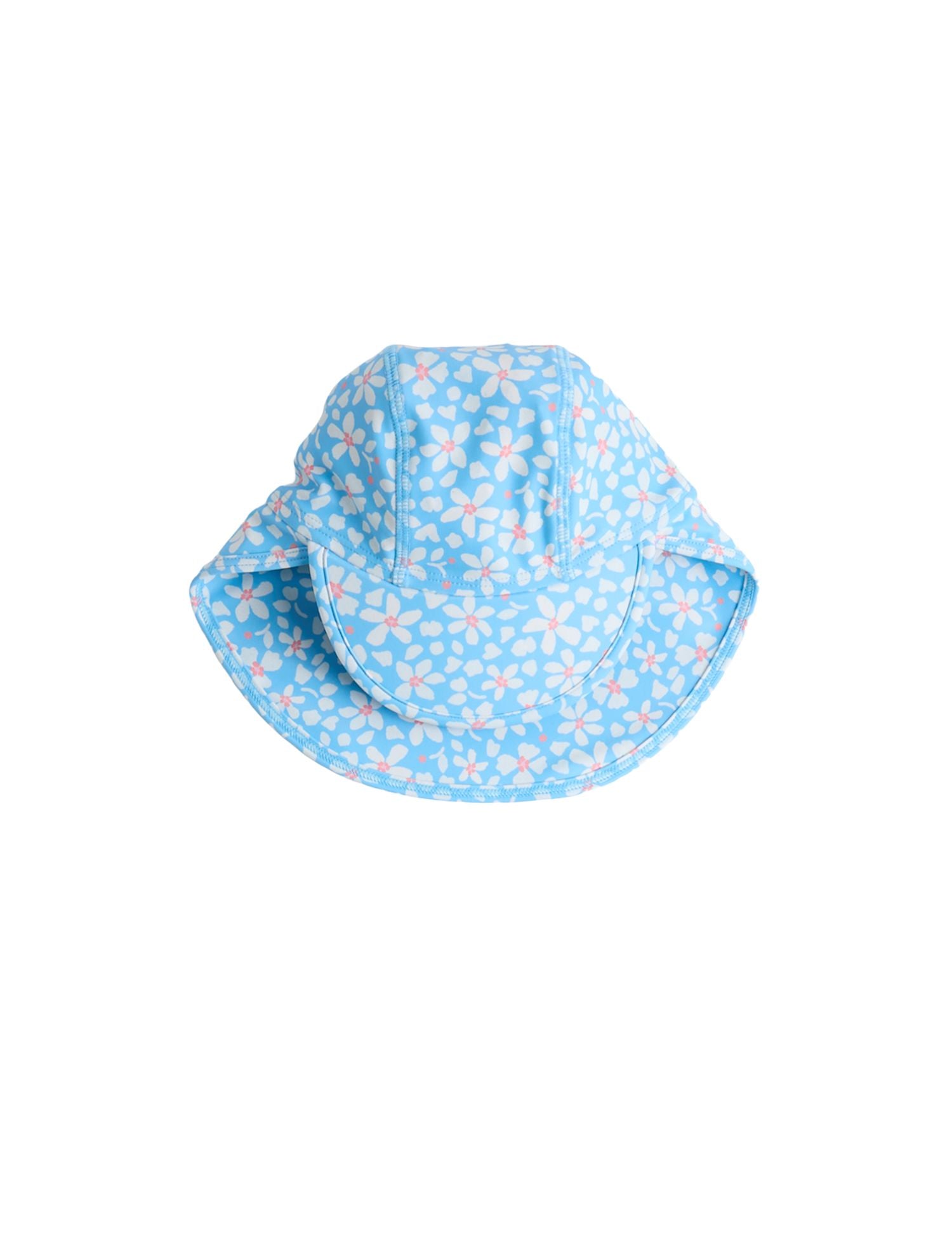 2 Piece Daisy All In One Swimsuit and Hat (0-5 Yrs)