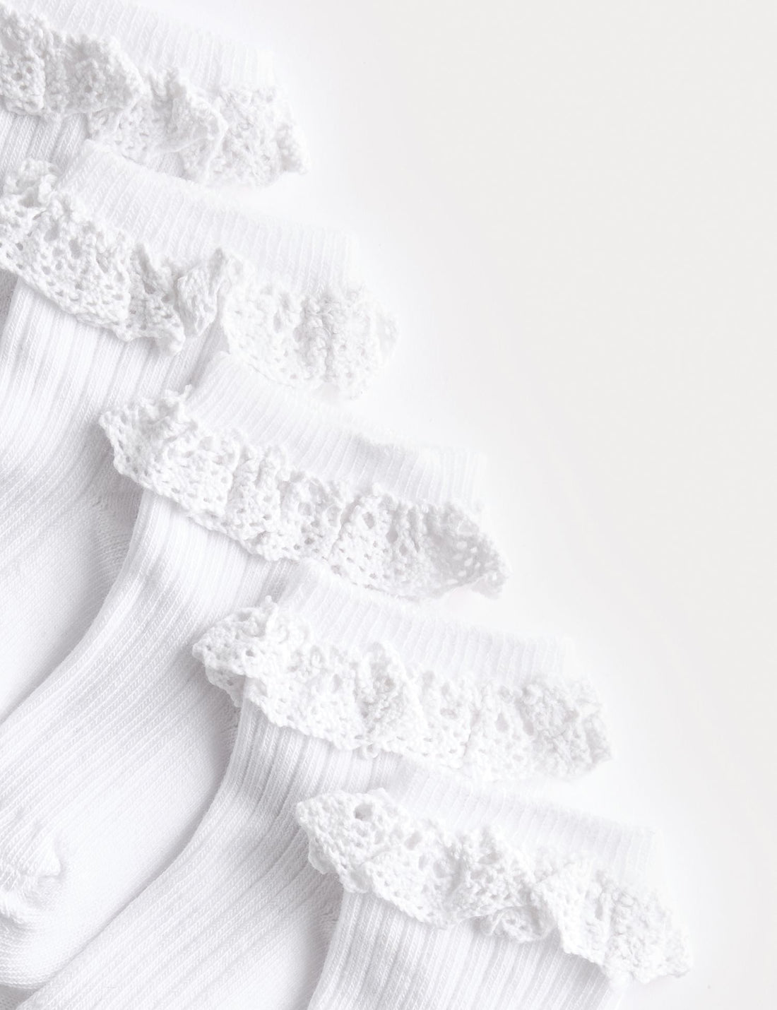 5 Pack Cotton Rich Frill Baby Socks