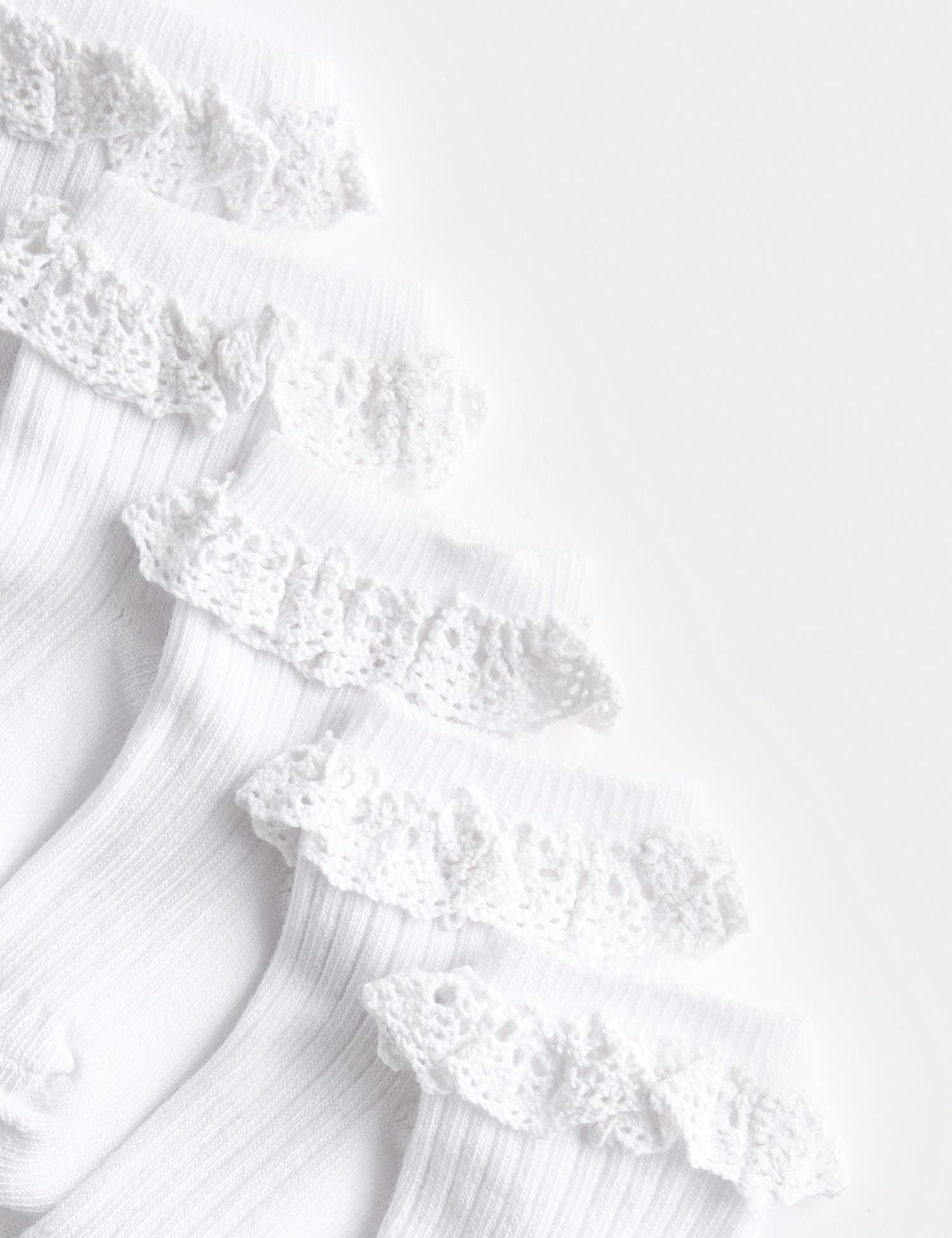 5 Pack Cotton Rich Frill Baby Socks