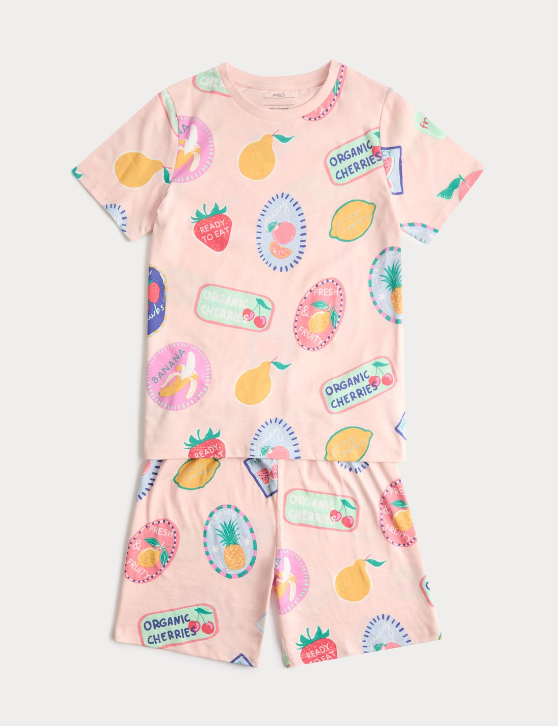 Pure Cotton Fruit Pyjamas (1-16 Yrs)