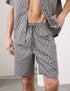 Cotton Rich Printed Pyjama Shorts