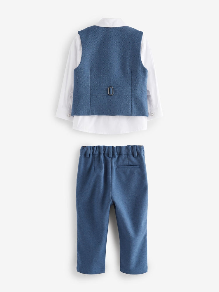 Baker by Ted Baker Waistcoat Shirt And Trousers Set