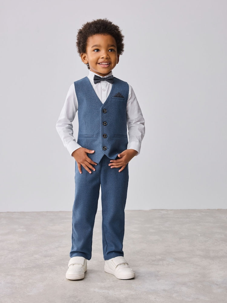 Baker by Ted Baker Waistcoat Shirt And Trousers Set
