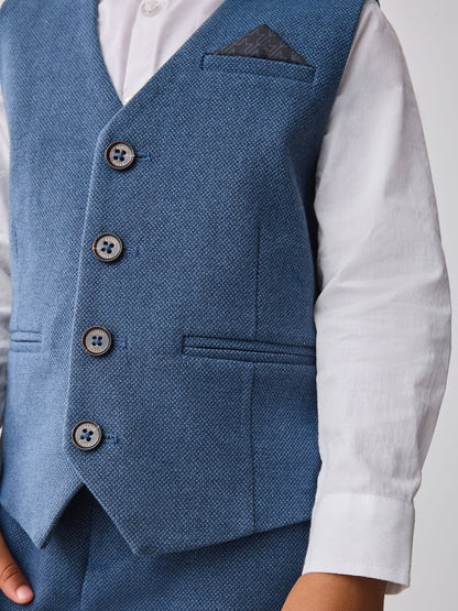 Baker by Ted Baker Waistcoat Shirt And Trousers Set