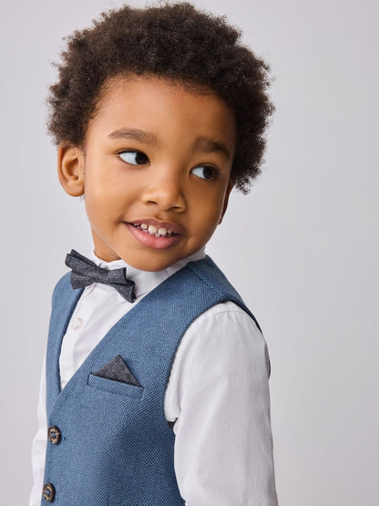 Baker by Ted Baker Waistcoat Shirt And Trousers Set