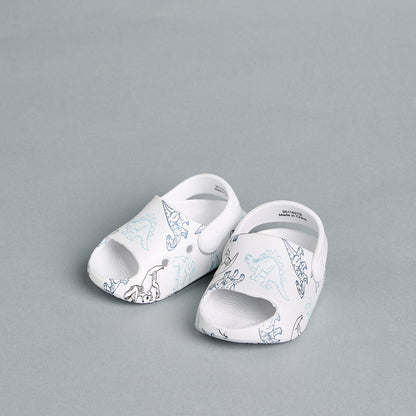 Dinosaur Print Clogs with Backstrap