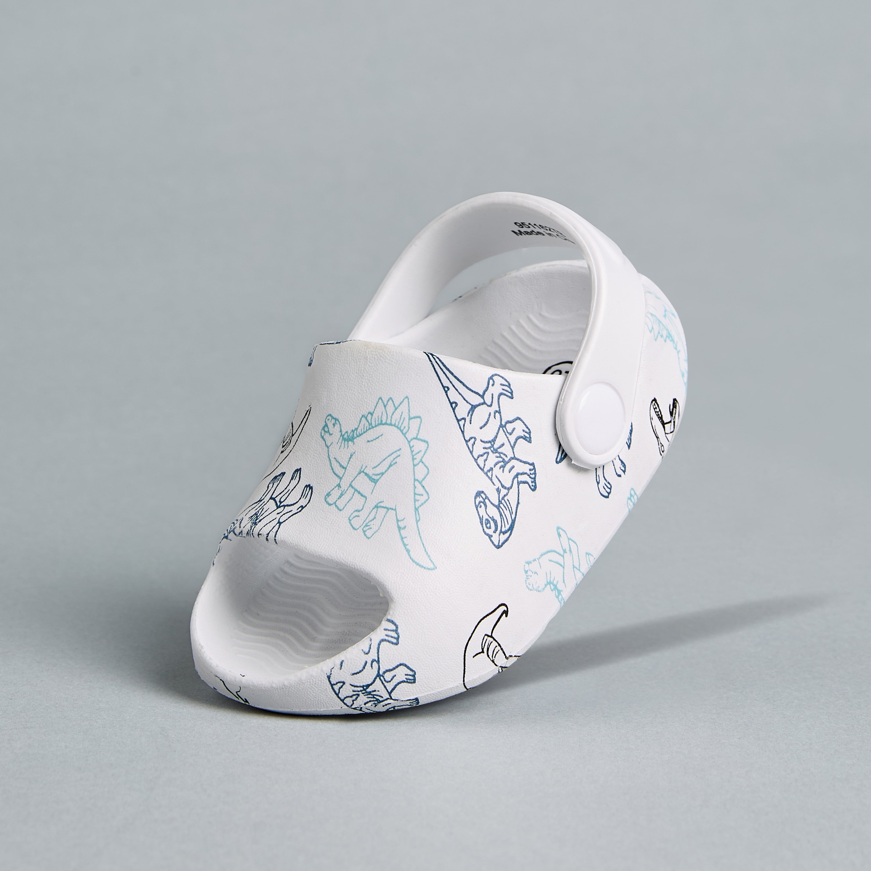 Dinosaur Print Clogs with Backstrap