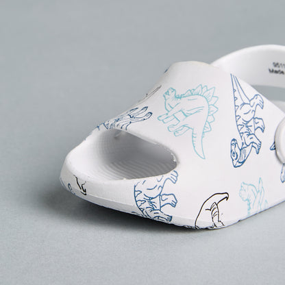 Dinosaur Print Clogs with Backstrap