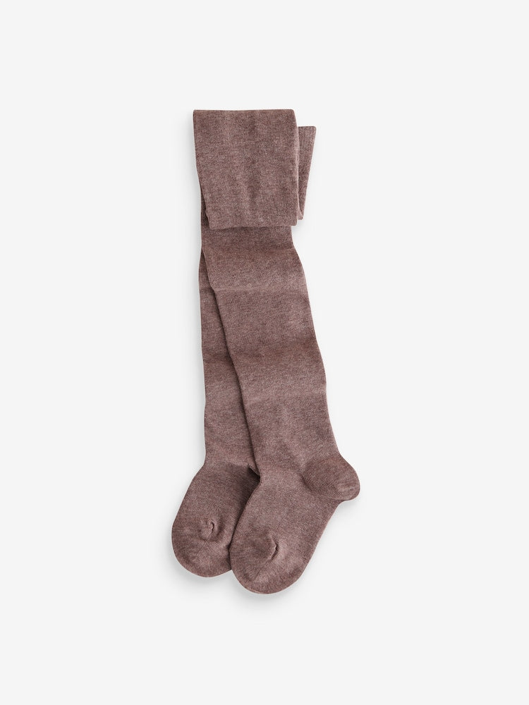Cream/Neutral 3 Pack Cotton Rich Tights - Size Up To 6 Months (50 - 68cm)
