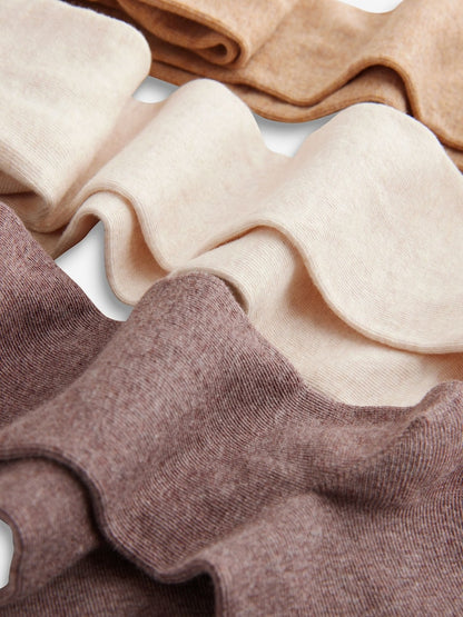 Cream/Neutral 3 Pack Cotton Rich Tights - Size Up To 6 Months (50 - 68cm)