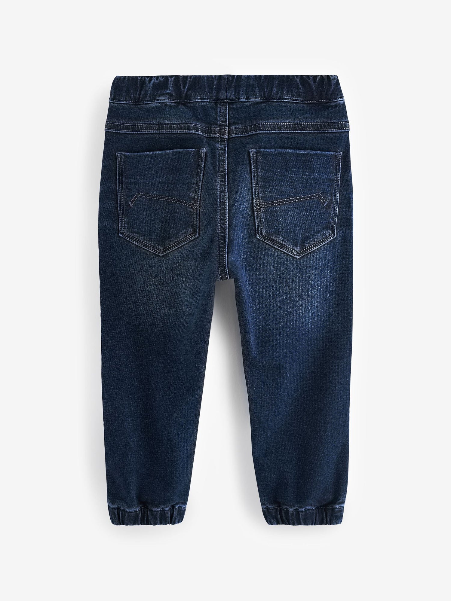 Dark Blue Regular Fit Joggers Jeans With Comfort Stretch (3mths-7yrs) - Size 3-6 Months (62-68cm)