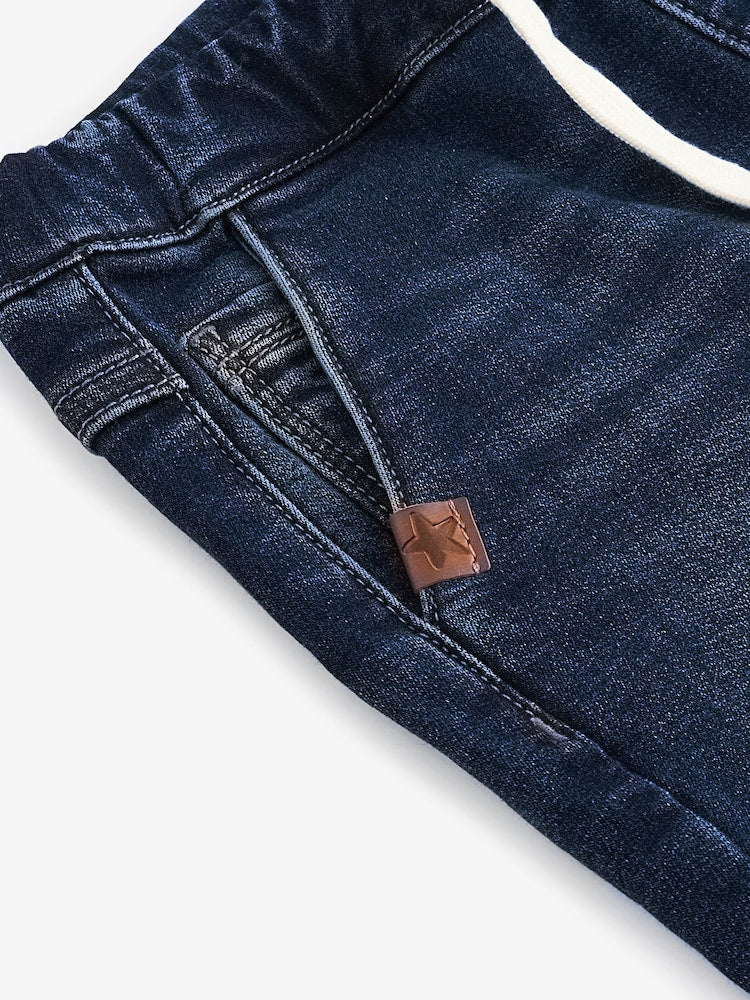 Dark Blue Regular Fit Joggers Jeans With Comfort Stretch (3mths-7yrs) - Size 3-6 Months (62-68cm)