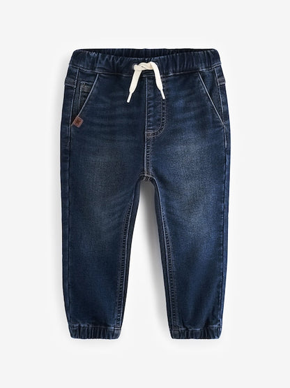 Dark Blue Regular Fit Joggers Jeans With Comfort Stretch (3mths-7yrs) - Size 3-6 Months (62-68cm)