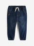 Dark Blue Regular Fit Joggers Jeans With Comfort Stretch (3mths-7yrs) - Size 3-6 Months (62-68cm) - Default 1