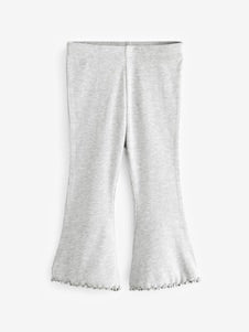 Oatmeal Cream Lace Trim Leggings (3mths-7yrs) - Size 3-6 Months (62-68cm)