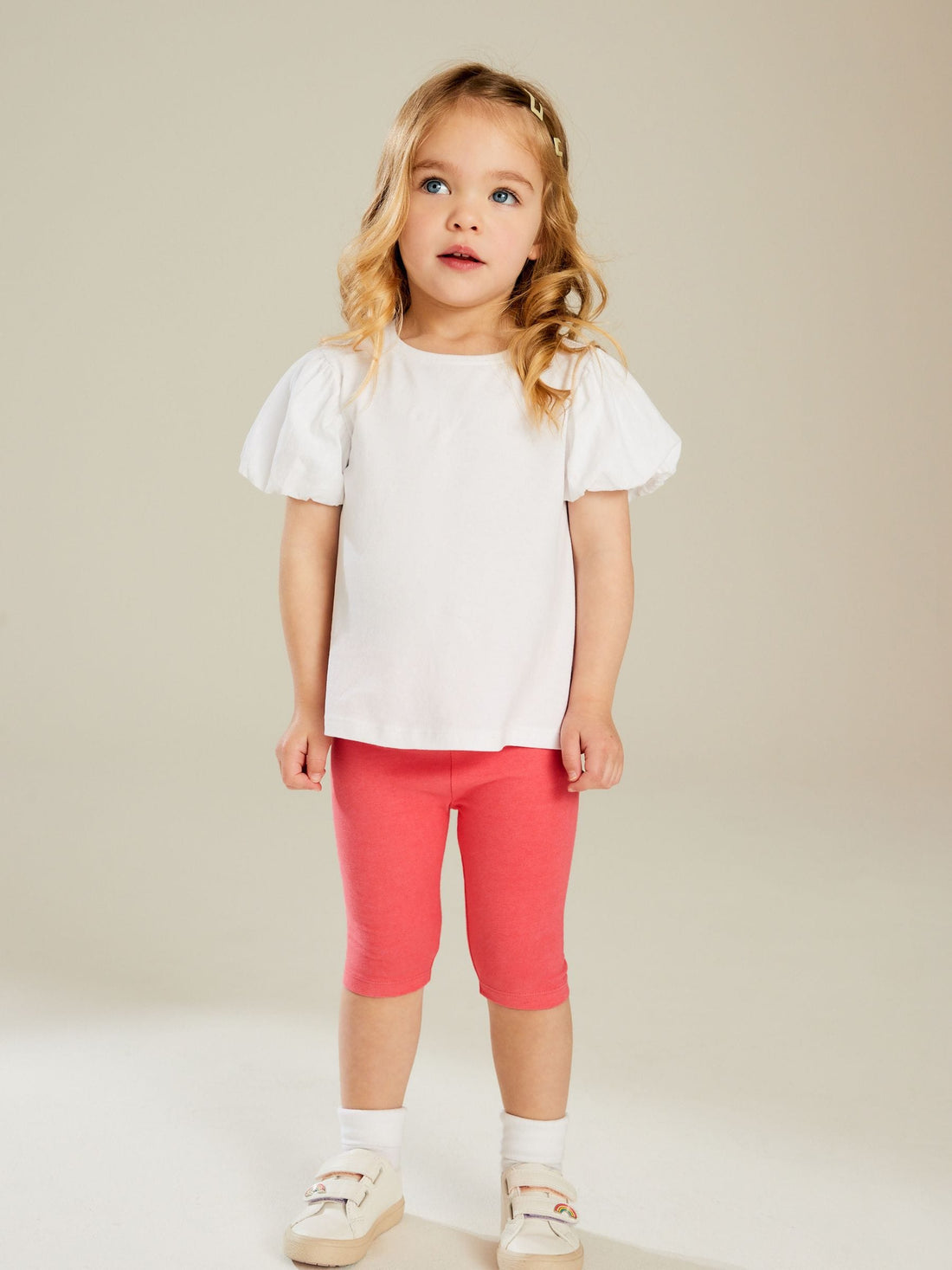 Bright Pink Cropped Leggings (3mths-7yrs) - Size 3-6 Months (62-68cm)