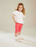 Bright Pink Cropped Leggings (3mths-7yrs) - Size 3-6 Months (62-68cm) - Option 1