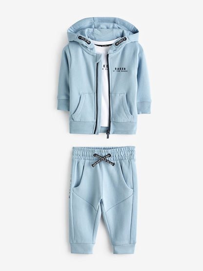 Blue Tracksuit Set 3 Piece