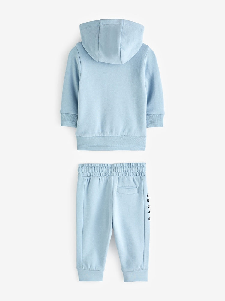 Blue Tracksuit Set 3 Piece