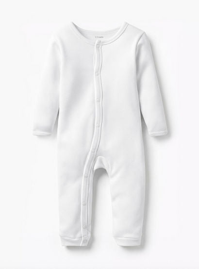 Love Earth Solid Sleepsuit with Long Sleeves - Set of 3-baby-girls-clothing-nightwear-sleepsuits-image-2