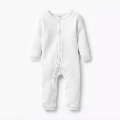 Love Earth Solid Sleepsuit with Long Sleeves - Set of 3