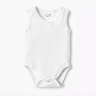 Juniors Solid Sleeveless Bodysuit with Button Closure-undefined-image-1