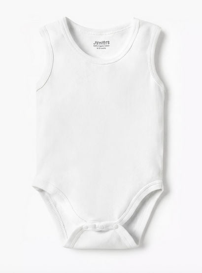 Juniors Solid Sleeveless Bodysuit with Button Closure-promo_babyshop_Buy5for59_UAE130126-image-1