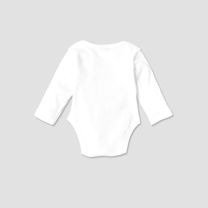 Juniors Solid Bodysuit with Round Neck and Long Sleeves