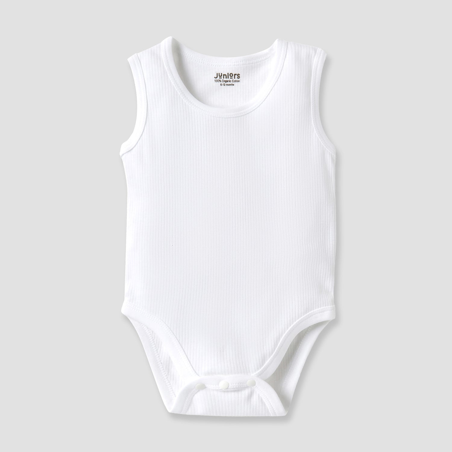 Juniors Textured Sleeveless Bodysuit with Button Closure - image 3
