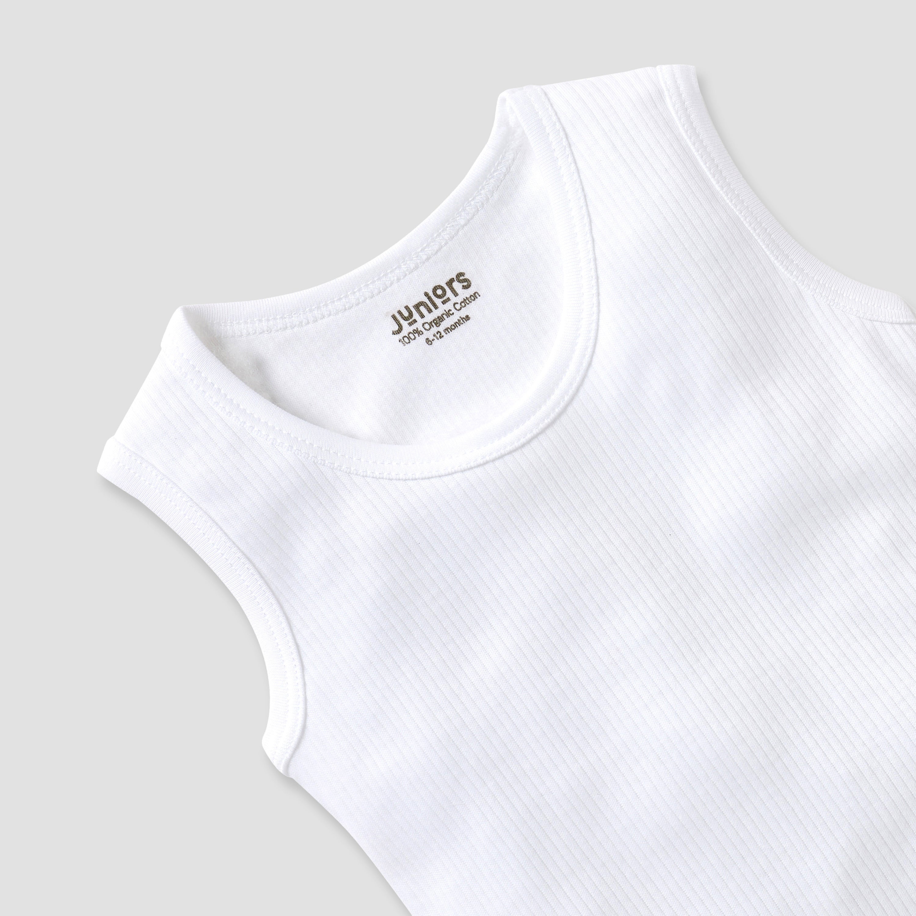 Juniors Textured Sleeveless Bodysuit with Button Closure - image 7