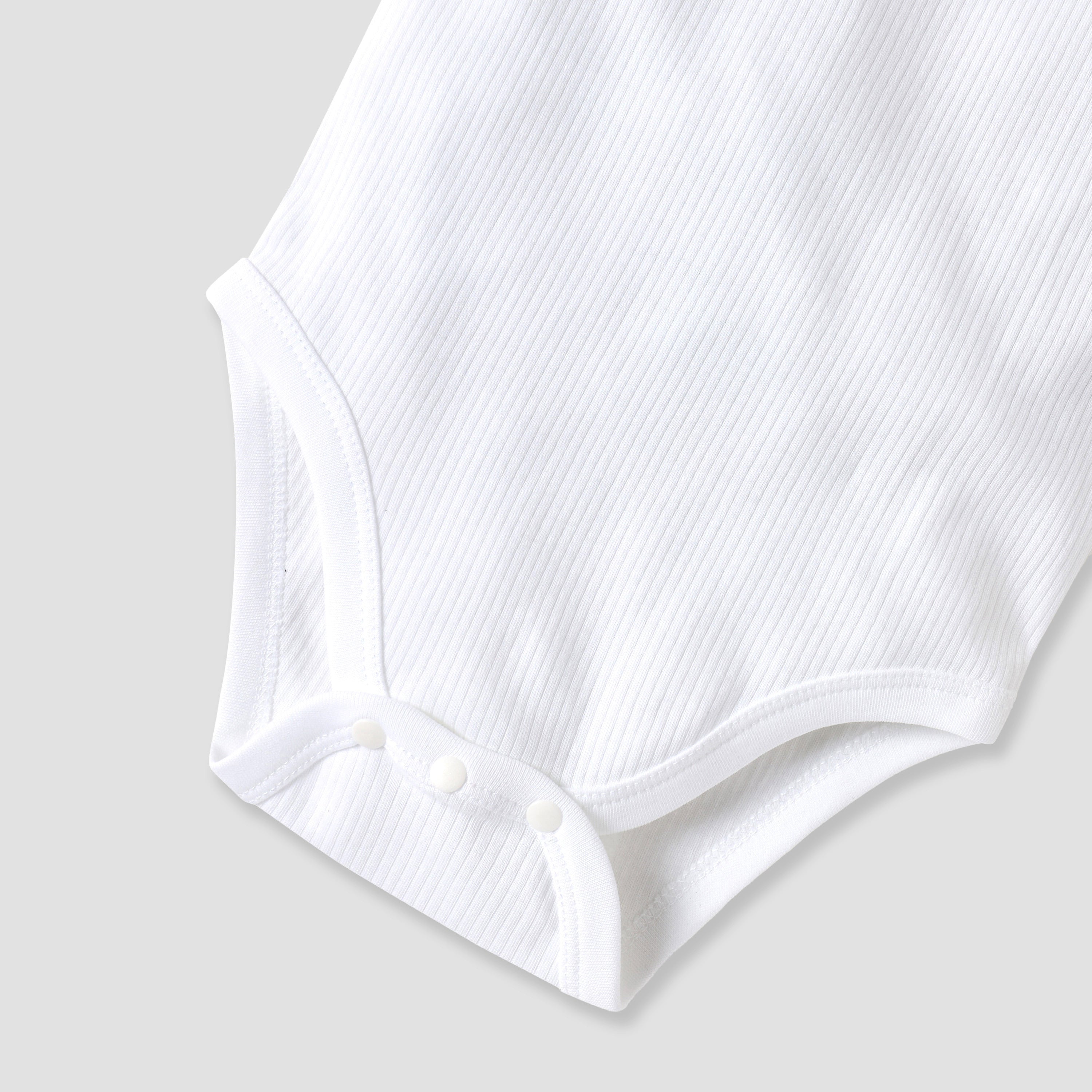 Juniors Textured Sleeveless Bodysuit with Button Closure - image 9