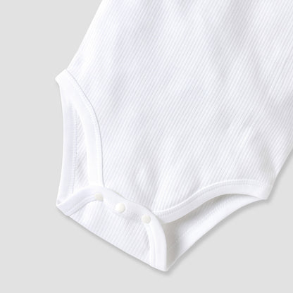 Juniors Textured Sleeveless Bodysuit with Button Closure - image 9