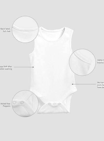 Juniors Solid Bodysuit with Round Neck and Short Sleeves-promo_babyshop_Buy5for59_UAE130126-image-7