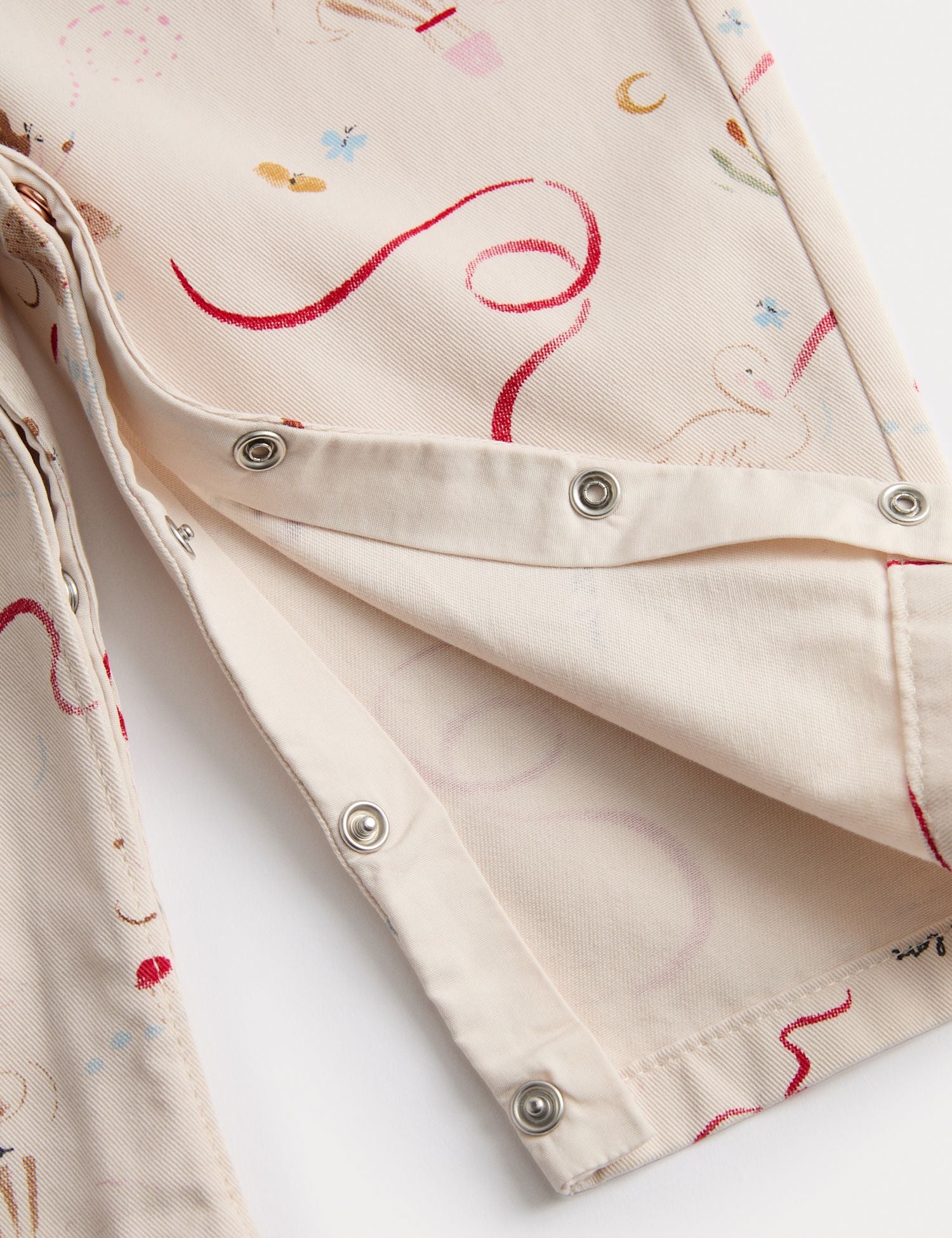 Mouse Print Woven Dungaree Outfit (0 - 36 Mths)