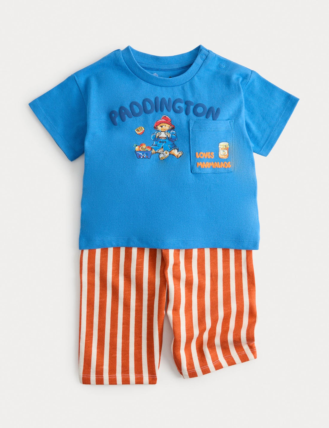2 Piece Paddington™ Top &amp;amp; Trouser Outfit (0-3 Years) - BLUE MIX / 12-18 Months