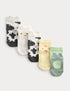 5 Pack Cotton Rich Animal Socks (7lbs-3 Yrs)